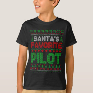 Xmas Santa's Favorite Lot Funny Ugly Christmas Swe T-Shirt