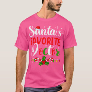 Xmas Santas Favourite Doctor Shirts Women Merry Ch