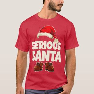 Xmas Serious Santa Christmas T-Shirt