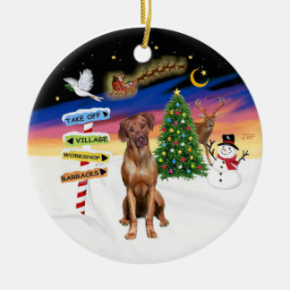 Xmas Signs - Rhodesian Ridgeback Ceramic Tree Decoration
