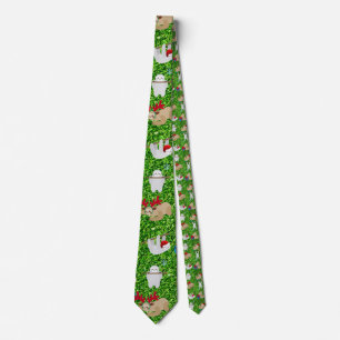 xmas sloth tie