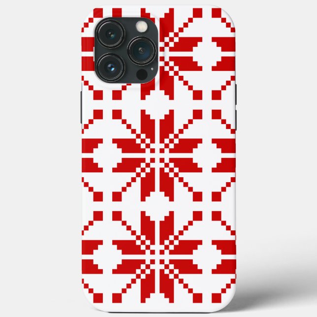 Xmas Snowflake Christmas Pattern Case-Mate iPhone Case (Back)