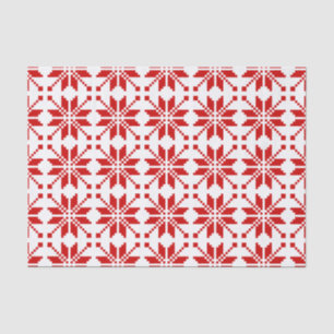 Xmas Snowflake Christmas Pattern Tissue Paper