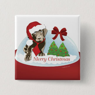 Xmas square button