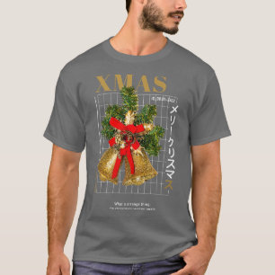 Xmas Streetwear Aesthetic Modern Christmas Decor  T-Shirt