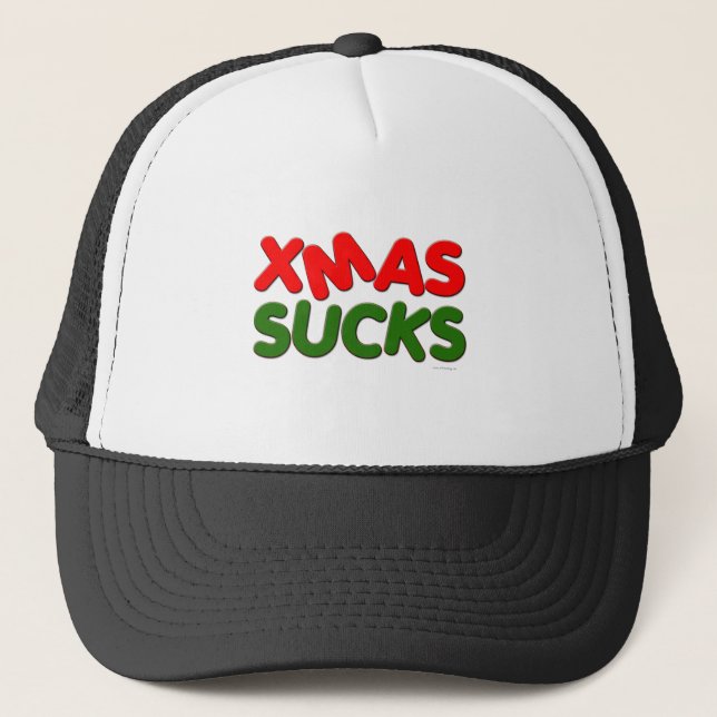 XMAS Sucks Trucker Hat (Front)