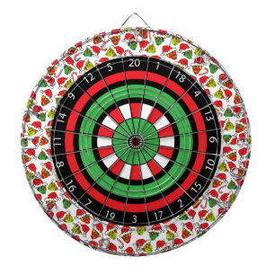 Xmas Sugar Skulls Dartboard