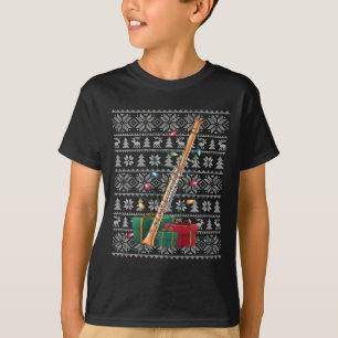 Xmas Sweater Style Ugly Musical Flute Christmas