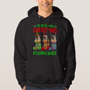 Xmas This Is My Christmas Pajama English Bulldog D Hoodie