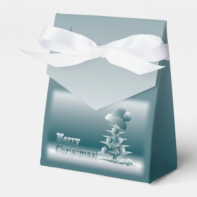 Xmas tree favour box (Front Side)