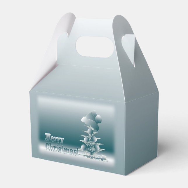 Xmas tree favour box (Front Side)
