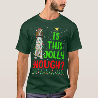 Xmas Tree Is This Jolly Enough English Pointer Chr T-Shirt