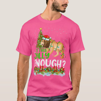 Xmas Tree Is This Jolly Enough Santa Mountain Lion T-Shirt