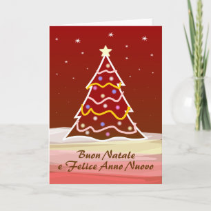Xmas Tree - italian Holiday Card