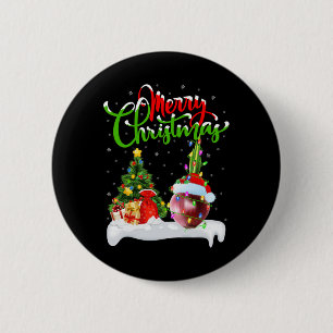 Xmas Tree Lights Santa Hat Vegetable Onion Christm 6 Cm Round Badge