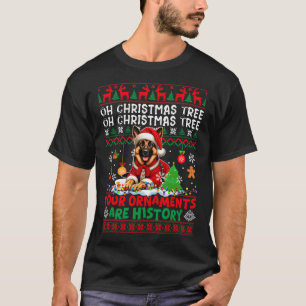 Xmas Tree Ornaments Are History Sweater German She