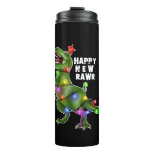 Xmas tree rex   thermal tumbler