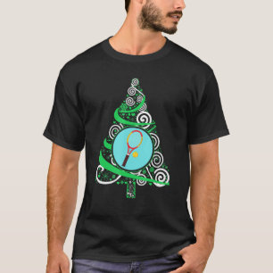 Xmas Tree Table Tennis Christmas Christmas Tree T-Shirt