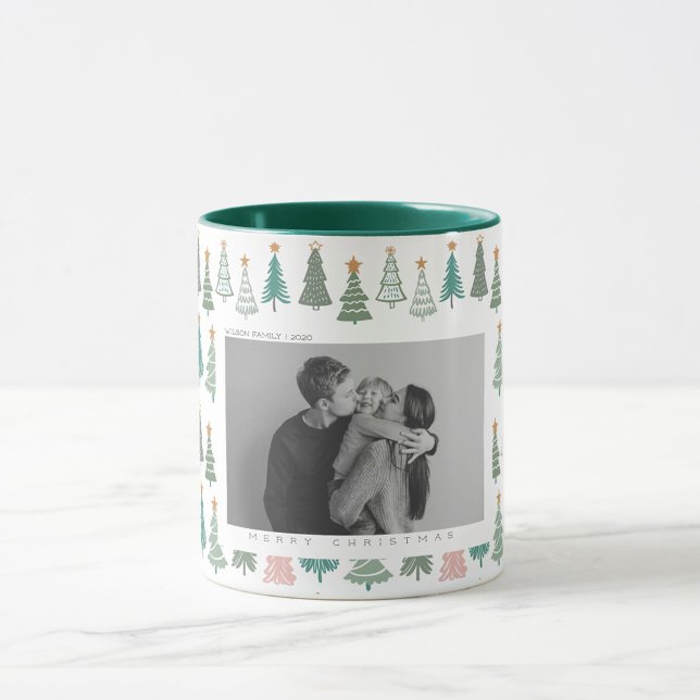 Xmas Trees Coloured Noel Christmas Mug (Creator Uploaded)