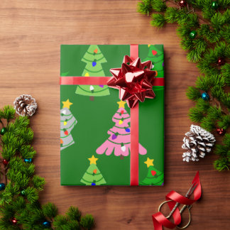 Xmas Trees Wrapping Paper