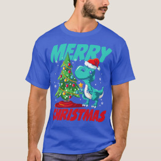 Xmas Trex Dinosaur Merry Christmas 1 T-Shirt