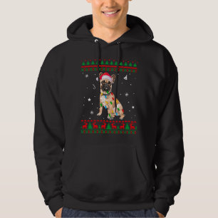 Xmas Ugly Sweater Christmas Lights French Bulldog