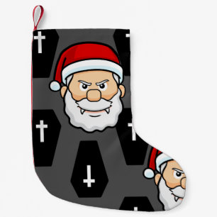 xmas vampire santa claus coffins small christmas stocking