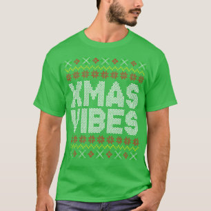 Xmas Vibes Ugly Christmas Sweater Pattern