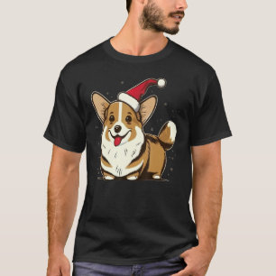 Xmas Welsh Corgi Santa on Christmas Welsh Corgi 1 T-Shirt
