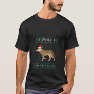 Xmas Wolf Design Funny Ugly Christmas Sweater Part