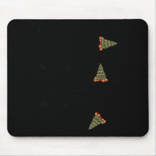 Xmas Ymas Zmas Tree Math Nerd Christmas  Mouse Pad