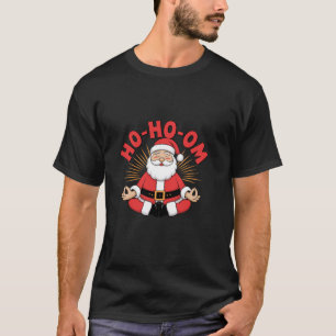 Xmas Yoga Santa Claus Christmas T-Shirt
