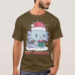 XmasAlotl Aolotl Merry Xmasalotl XMAS Tree Happy H T-Shirt