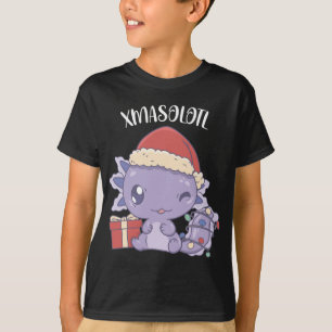 Xmasolotl Cute Axolotl Christmas T-Shirt