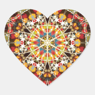 Xmax Mandala Heart Sticker