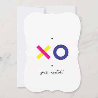 XO Customisable Invitation
