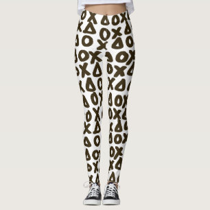 XO geometric marker marks Leggings