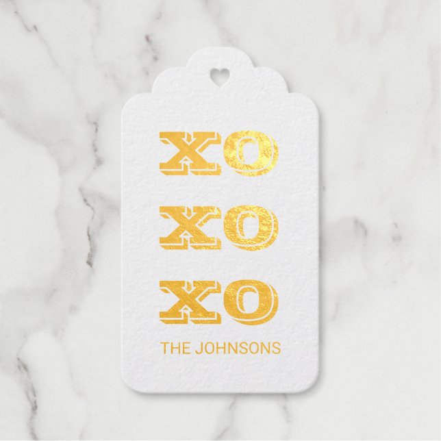 XO Gift Tags (Front)