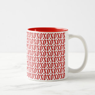 xo Love Mug   Valentine day Meme Slogan Red Mug