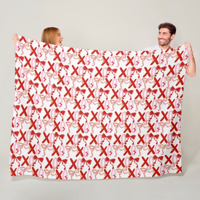 XO Valentine’s Gift Blanket , xoxo love blanket (In Situ)
