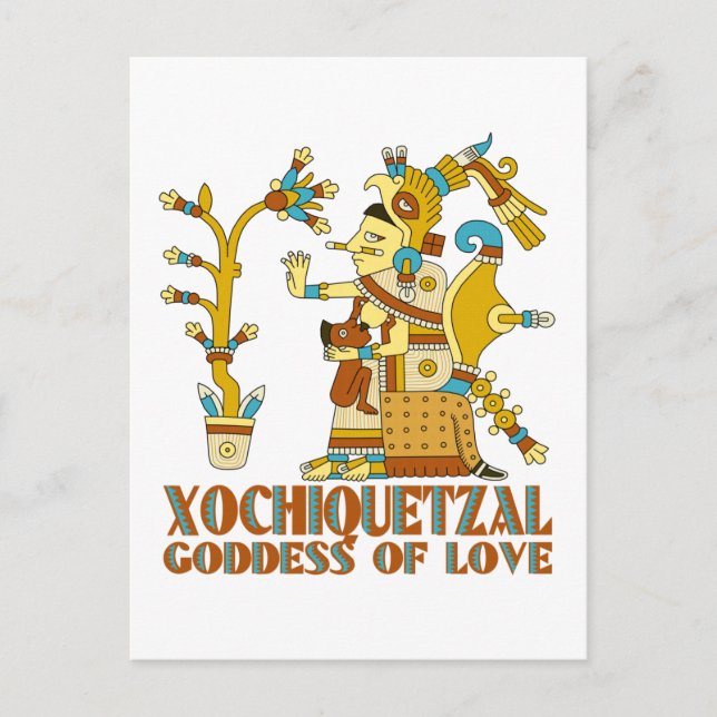 Xochiquetzal Postcard (Front)