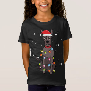 Xolo Christmas Lights Mum Dad Dog Gift T-Shirt