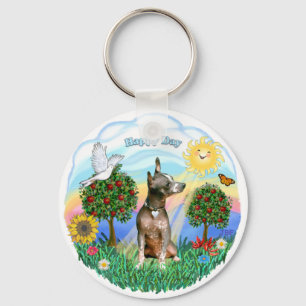 Xolocuintle (Xolo) Key Ring