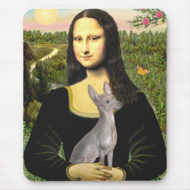 Xoloitzcuintle (Xolo) #2 - Mona Lisa Mouse Pad (Front)