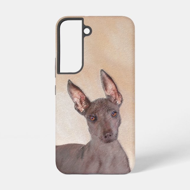 Xoloitzcuintli Painting - Cute Original Dog Art Samsung Galaxy S22 Case (Back)
