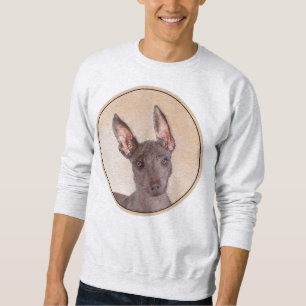 Xoloitzcuintli Painting - Cute Original Dog Art Sweatshirt