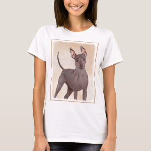 Xoloitzcuintli Painting - Cute Original Dog Art T-Shirt