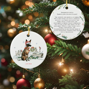 Xoloitzcuintli   Watercolor Mexican Hairless Dog  Ceramic Tree Decoration