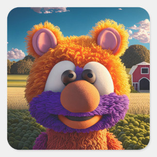 xooribous square sticker