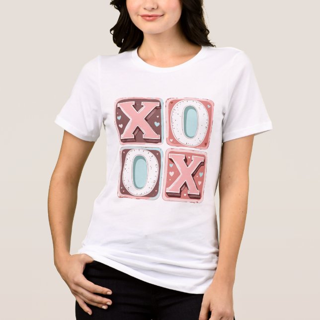 XOX Vintage Romance  Tri-Blend Shirt (Front)
